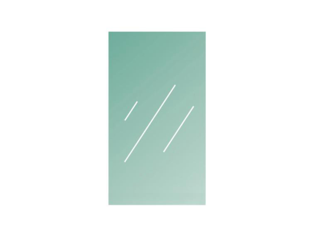 Tempered laminated glass, clear